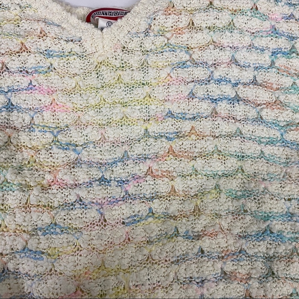Spring Sweater - Multicolor V-Neck - Picture 3 of 8
